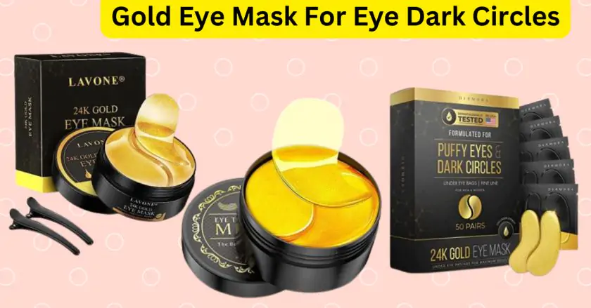 Gold Eye Mask For Puffy Eyes And Dark Circles